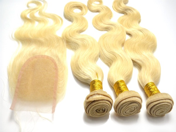 blonde hair bundles